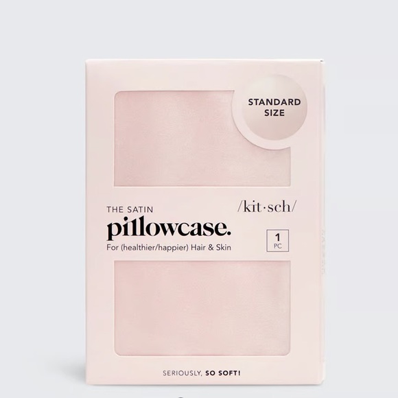 Kitsch Other - Kitsch satin pillow case standard size blush color